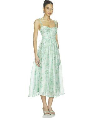 Astr The Label Halcyon Floral Rose Dress Size Medium New